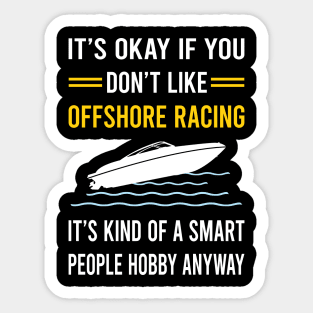 Smart People Hobby Offshore Racing Race Sticker